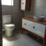 Custom Kiaat Vanity and Tall Boy