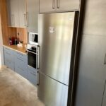 Kitchen melamine wood Side View Left